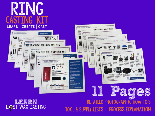 Ring Casting Kit – Lost Wax Casting Kit for Beginners – Jewelry Making ...